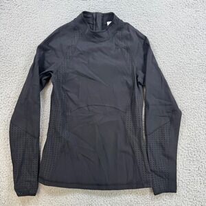Lululemon Swiftly Tech Long Sleeve Race Jacket Black Athletic Women's Size 8